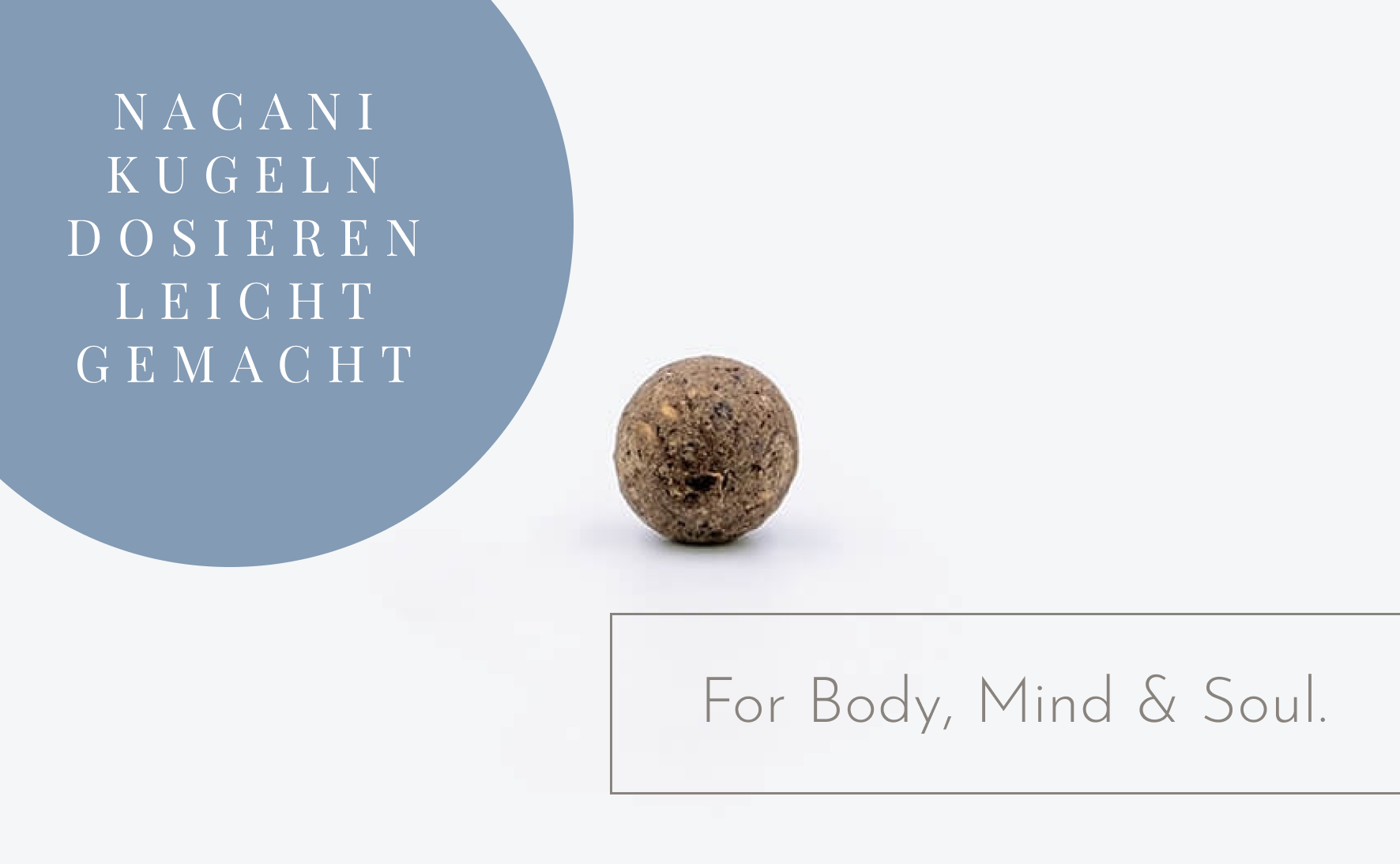 Die nacani CBD Kugeln richtig dosieren