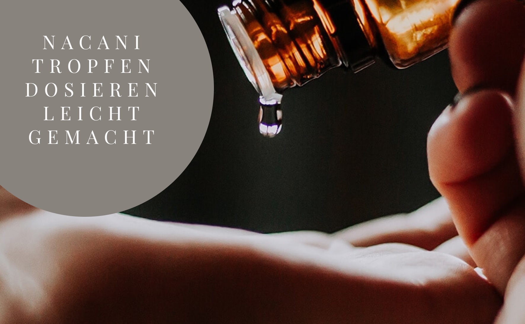 Die nacani CBD Tropfen für Tiere richtig dosieren