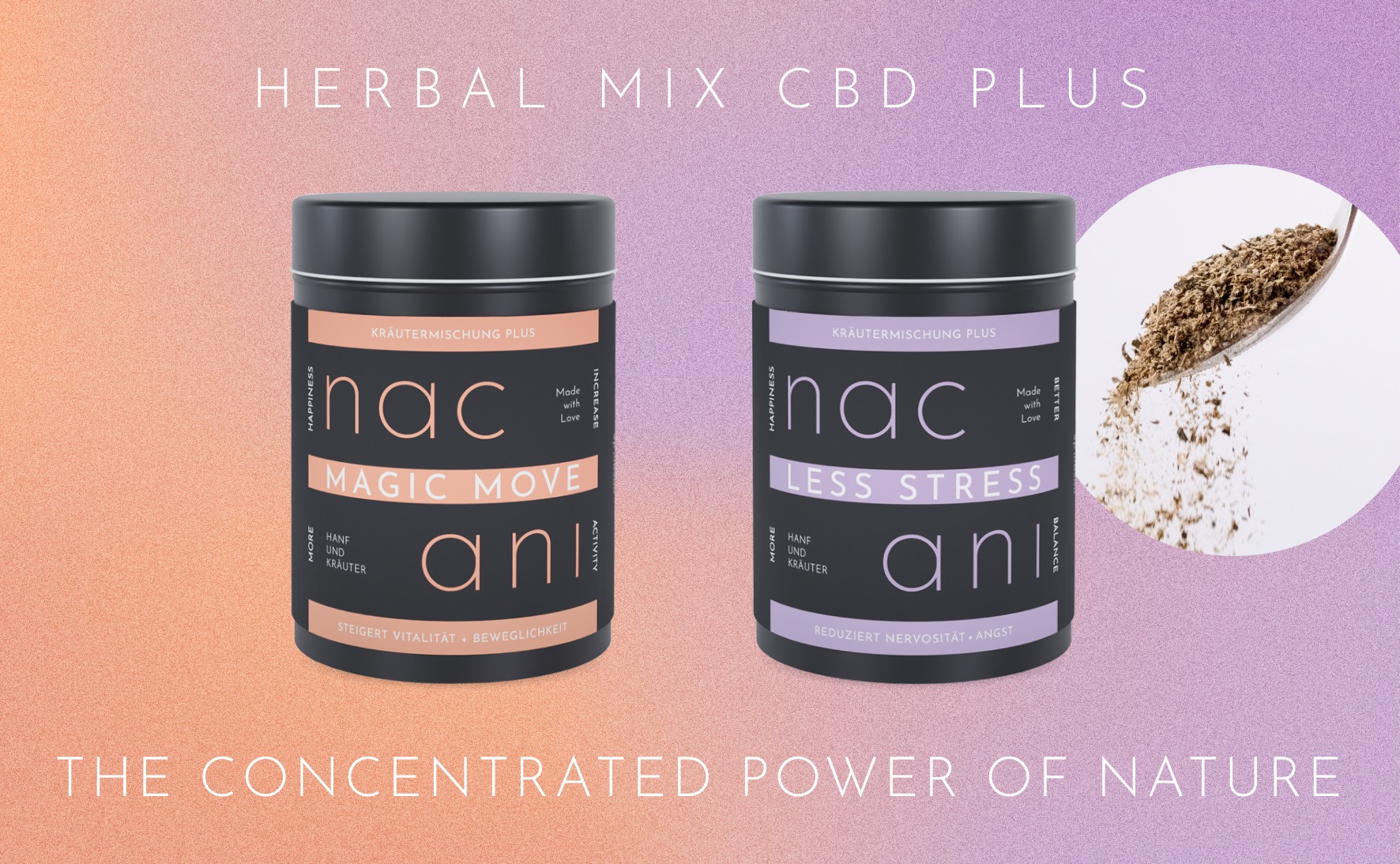 Herbal MIX CBD PLUS. The concentrated power of nature!