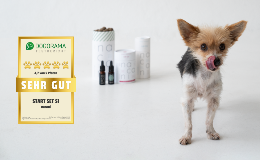 nacani im Test: 4.7 von 5 Pfoten bei DOGORAMA!